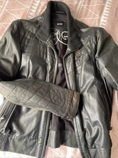 HUGO BOSS Leder Biker Jacke