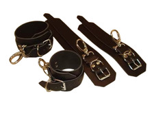 Fessel-Set Leder: Handfesseln