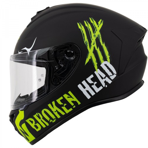 Broken head integralhelm - broken,