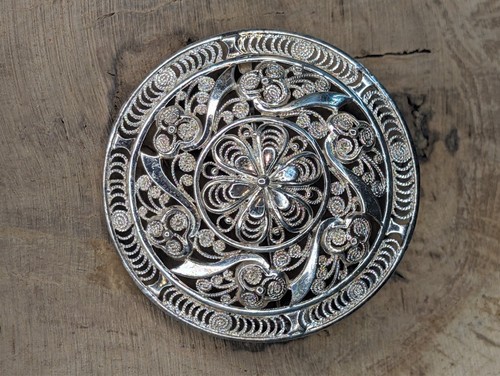 Alte silberbrosche silber - alte,