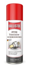 Ballistol 25600 PTFE Trockenschmierung Spray Teflon Gleitmitte - 200 ml