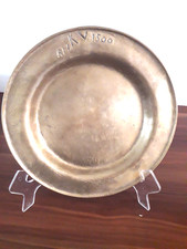 Messing - Teller -  ca. 1kg schwer, ca. 25 cm Durchmesser