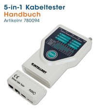 Intellinet 5-in-1 Kabeltester  Netzwerk,USB,FireWire