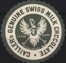 Reklamemarke cailler swiss - reklamemarke, cailler,