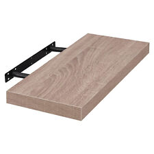 WOLTU Wandregal Hängeregal MDF Wandboard Schweberegal Bücherregal freischwebend