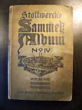 Stollwerck Sammel Album Nr. 4 antik 1900 Sammelbilderalbum Sammelbild