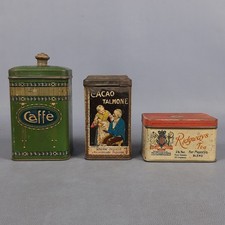 Lot werbe blechdosen kaffee - lot, werbe-blechdosen
