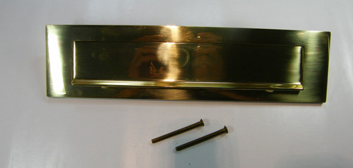 Briefeinwurf messing - pb,