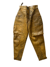 !!  Butterweiche  Damen Lederhose  weite OS   Gr; 34 braun  8092