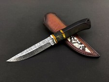 Messer Feder muster Damast