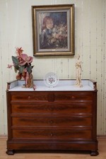 ANTIK Jugendstil Kommode  Waschtisch Wickeltisch Nuss 1910 TOP