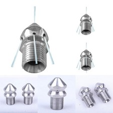 Werkzeug für Hochdruck Schlauch Reinigung Hochdruckreiniger Ablauf Kanal Düse 7 Düsen