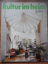 KULTUR IM HEIM 4/1989 DDR-Journal Wohnen Möbel Lebensart Jürgen Walter Licht