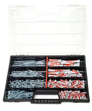 Fischer DUO POWER - Dübel + Schrauben Tx in Sortimentsbox 275 tlg. 5 6 8 10 mm