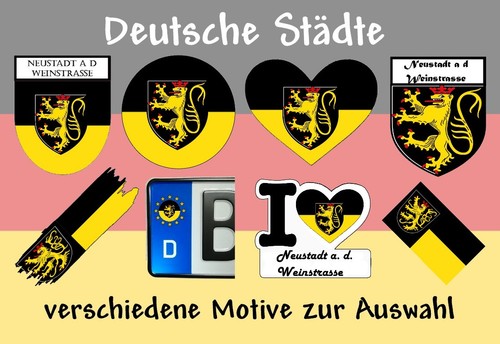 Aufkleber flagge wappen kfz - aufkleber-, flagge-wappen-kfz