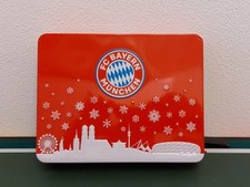 FC Bayern München Metalldose Blechdose Backmischung Weihnachten Silhouette 