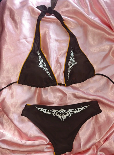 Y2k tribal bikini - y2k,