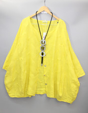 Moonshine Leinen Jacke Mantel