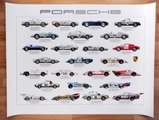 orig. Plakat Poster Porsche