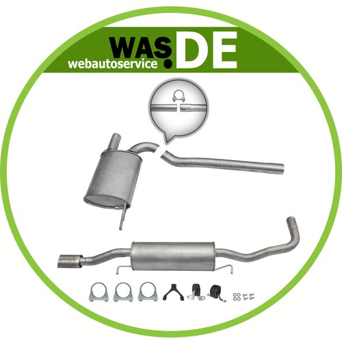 Komplette auspuffanlage für - auspuffanlage,