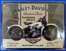 Blechschild Harley Davidson