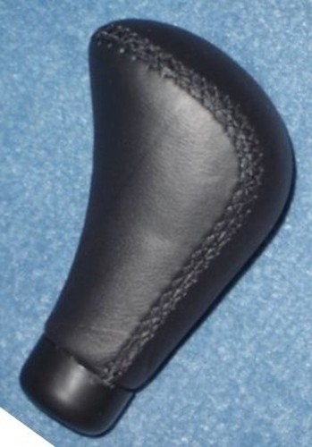 Schwarz leder schaltknauf - schwarz,