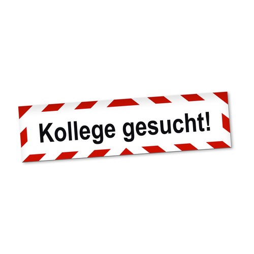 Kollege gesucht magnetschild - kollege,