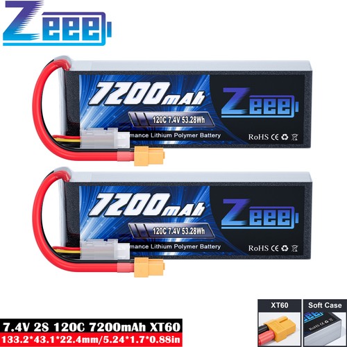 Zeee 7200mah 2s xt60 - 7200mah,