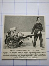 Einmann Feuerwehr auf