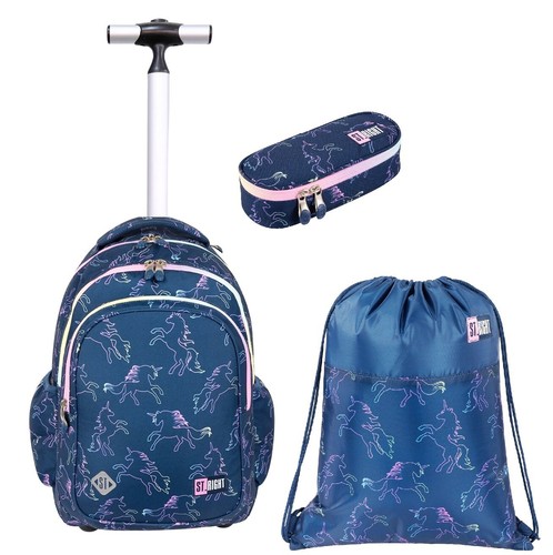 Right blau einhorn rucksack - blau,