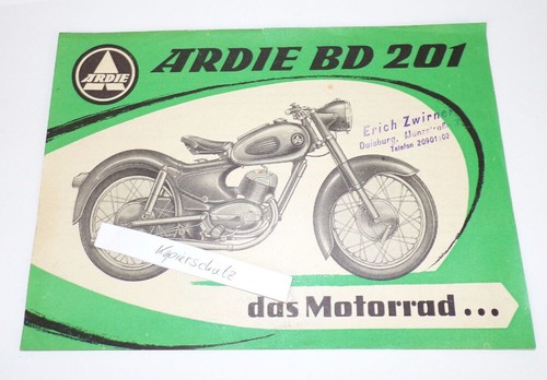 Ardie bd201 das motorrad - ardie,