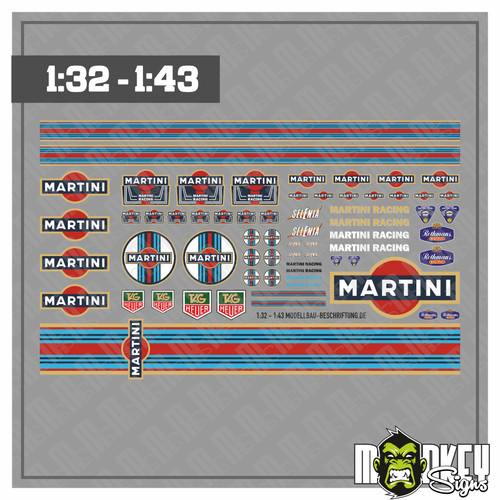 Martini racing aufkleber für - racing,
