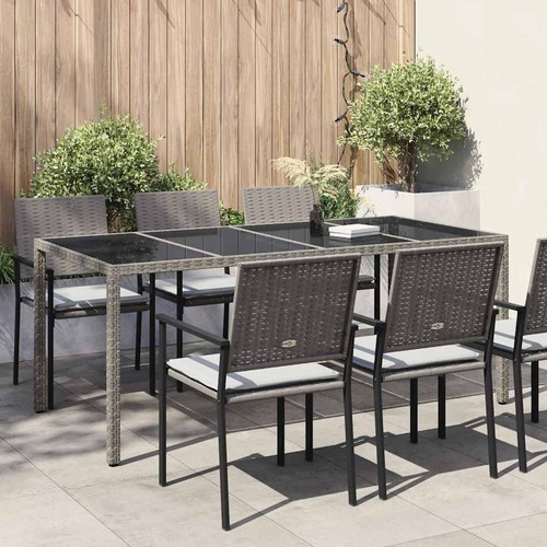 Vidaxl gartentisch grau - gartentisch,