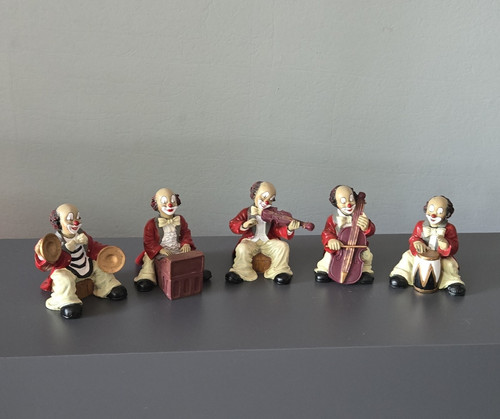Gilde clown musiker figuren - clown,
