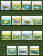 Malawi 1984 - Fische Buntbarsche Cichliden Malawisee - Nr. 409-23 I **