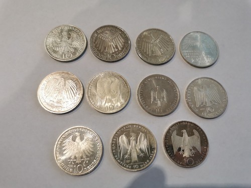11x deutsche mark - 10, dm