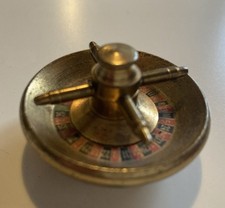 Messing Mini Roulette 4 cm