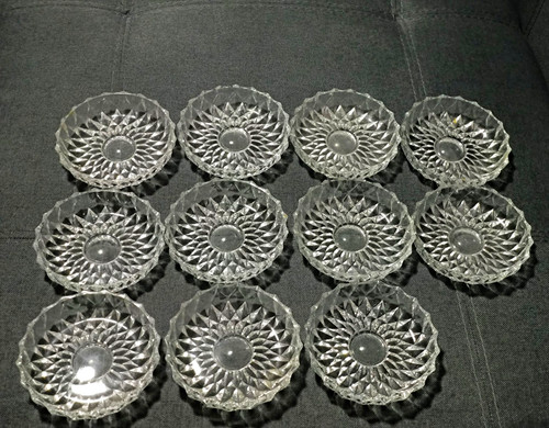 11x glas kompottschalen - 11x,