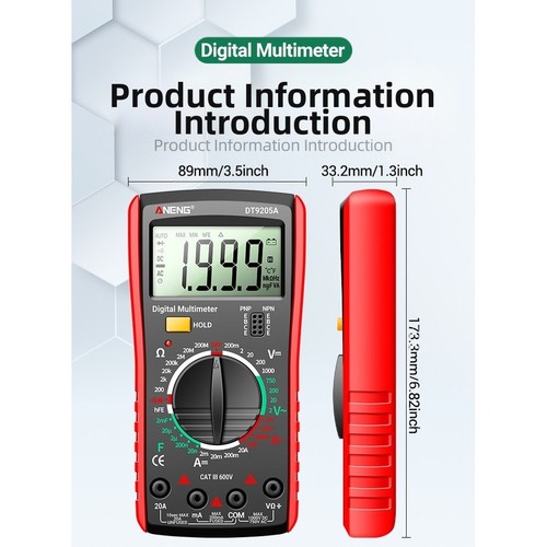 Für aneng dt9205a - aneng, multimeter
