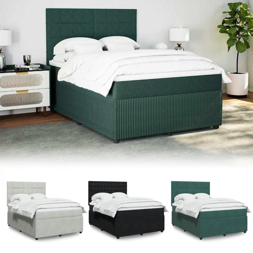 Samt boxspringbett bett mit - samt,