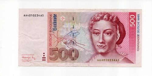 500 schein vom 1991 - dm,