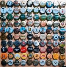 100 verschiedene Kronkorken-Sammlung 12-DIY-Köpfe-Sachsen-Bayern