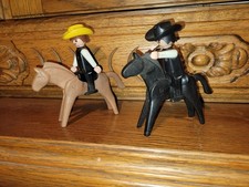 Playmobil, 2 x Cowboy Sheriffs mit Pferd