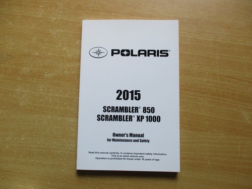 Owners manual maintenance - manual, (maintenance