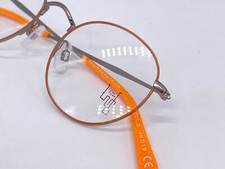 Damen Brille Rund Orange