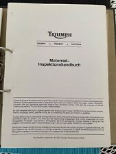Triumph Motorrad Inspektionshandbuch Trophy, Trident, Daytona