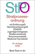 Strafprozessordnung. StPO |
