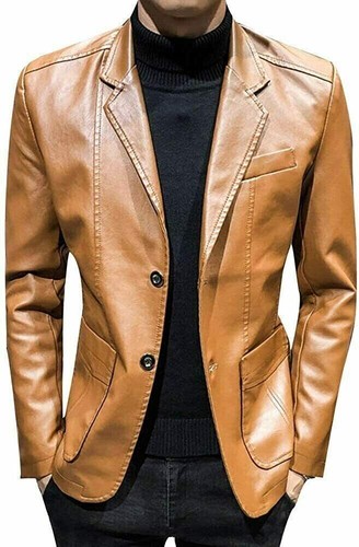 Herren zwei knopf leder - knopf,