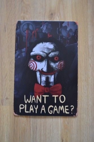 Saw blechschild horror - saw,