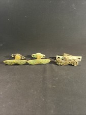 3 Originale Antike Fenstergriffe Griffolive Messing Gründerzeit